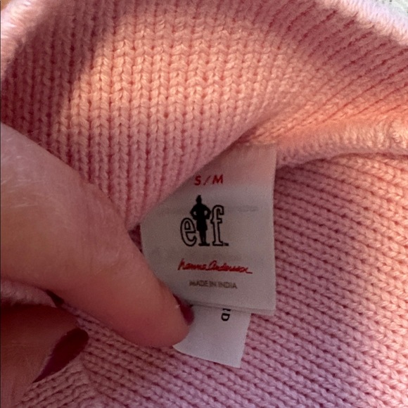 Pink and Red Knit Hat - Jovie from Elf hat - Picture 2 of 3